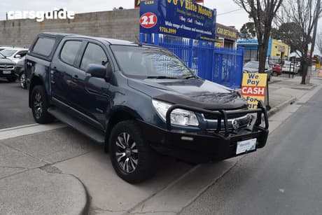 Blue 2012 Holden Colorado Crew Cab Pickup Lx (4X4)