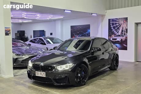 Black 2015 BMW M3 Sedan