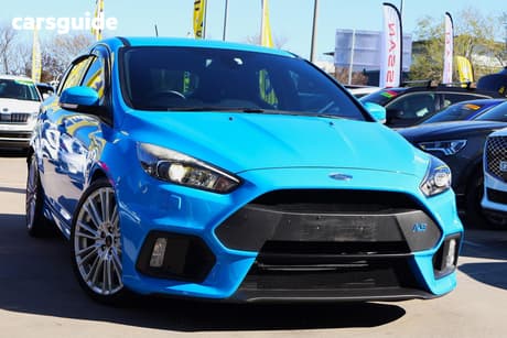Blue 2017 Ford Focus Hatchback Rs