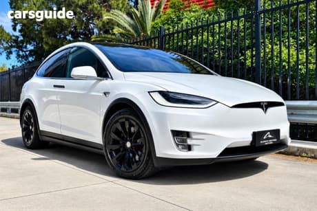 White 2019 Tesla Model X Wagon Long Range
