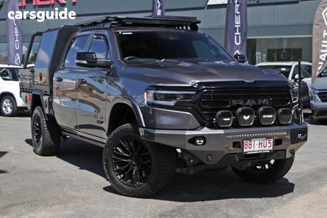 Grey 2023 RAM 1500 Crew Cab Utility Limited Rambox (Hybrid)