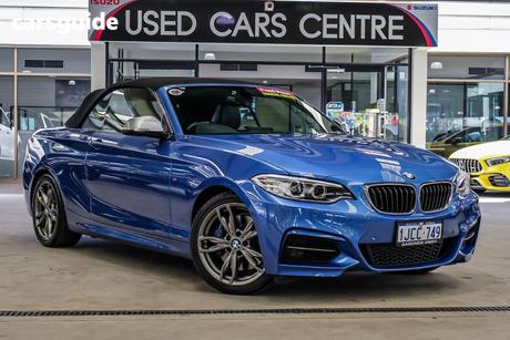 Blue 2015 BMW M235I Convertible M235I