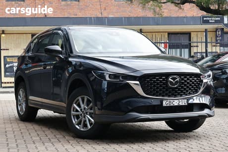 Black 2025 Mazda CX-5 Wagon G25 Maxx Sport (Fwd)