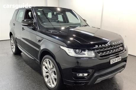 Black 2015 Land Rover Range Rover Sport Wagon 3.0 Tdv6 Se