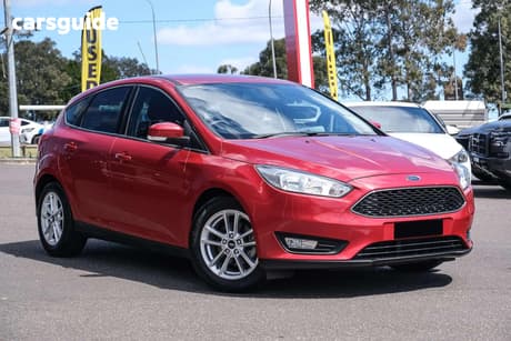 Red 2017 Ford Focus Hatchback Trend