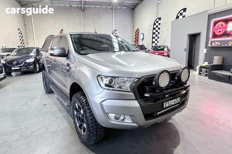 Grey 2015 Ford Ranger Crew Cab Pickup Xlt 3.2 Hi-Rider (4X2)