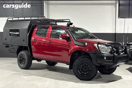 Red 2018 Isuzu D-MAX Crew Cab Chassis Sx (4X4)