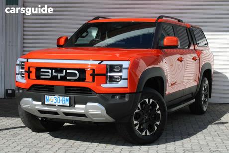 Orange 2025 BYD Shark 6 Dual Cab Utility Dual Motor Premium