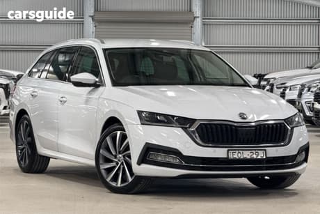 White 2021 Skoda Octavia Wagon 110 Tsi Style