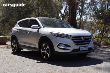 Silver 2017 Hyundai Tucson Wagon Highlander (Awd)