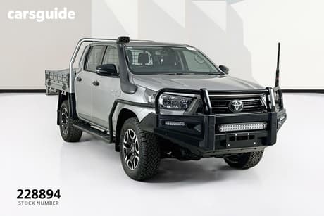 Silver 2021 Toyota Hilux Double Cab Chassis Sr (4X4)
