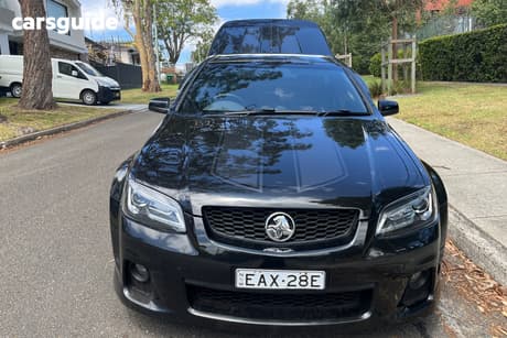 Black 2011 Holden Commodore Utility Ss-V