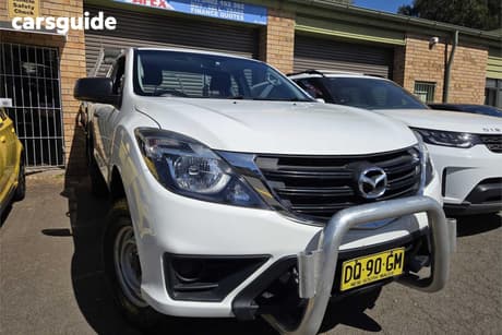 White 2020 Mazda BT-50 Freestyle Cab Chassis Xt (4X2) (5Yr)