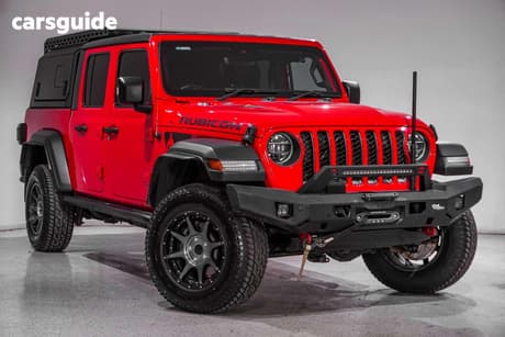 Red 2022 Jeep Gladiator Dual Cab Utility Rubicon (4X4)