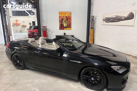 Black 2012 BMW 640I Convertible 40I
