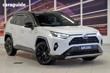 White 2024 Toyota RAV4 Wagon Xse (Awd) Hybrid Premium Paint