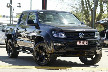 Black 2021 Volkswagen Amarok Dual Cab Utility Tdi580 W580 4Motion