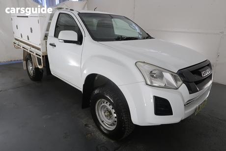 White 2017 Isuzu D-MAX Cab Chassis Sx (4X4)