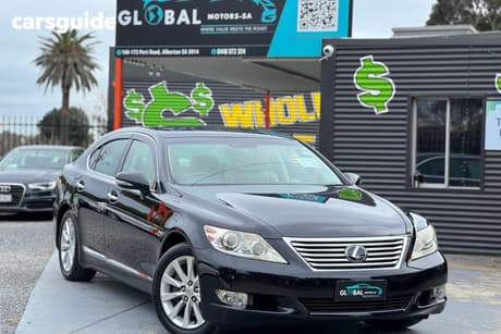 Black 2011 Lexus LS Sedan SPORT USF40R MY10