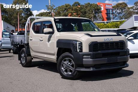 Beige 2025 Kia Tasman Double Cab Chassis Sx (4X4) Black Fender