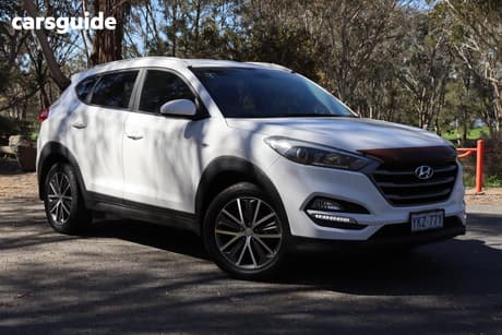 White 2015 Hyundai Tucson Wagon Active X (Fwd)
