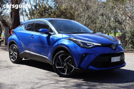 Blue 2020 Toyota C-HR Hatchback Koba (2Wd) (Hybrid)
