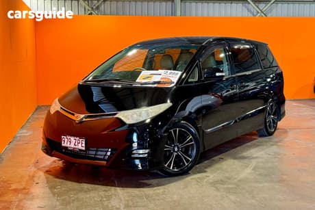 Black 2006 Toyota Estima SUV AERAS
