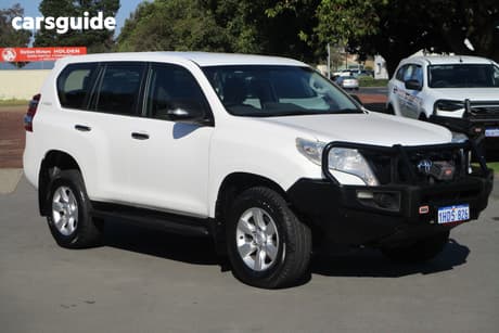 White 2016 Toyota Landcruiser Prado Wagon Gx (4X4)