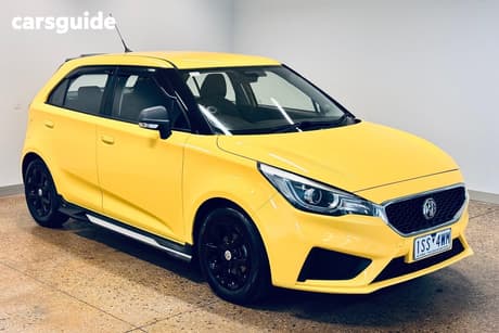 Yellow 2020 MG MG3 Hatchback Core