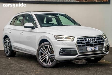 White 2020 Audi Q5 Wagon 40 Tdi Quattro Sport