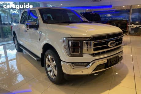 White 2024 Ford F150 Double Cab Pick Up Lariat Lwb (4Wd)