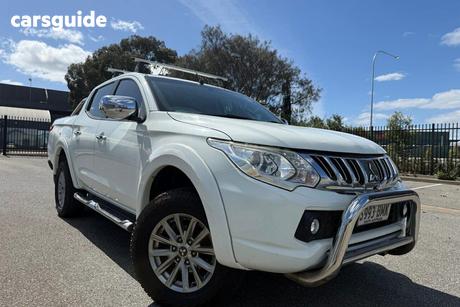 White 2016 Mitsubishi Triton Dual Cab Utility Gls (4X4)