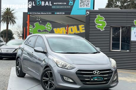 Grey 2016 Hyundai I30 Hatchback Active