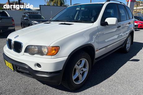White 2001 BMW X5 Wagon 3.0I