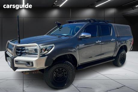 Grey 2016 Toyota Hilux Dual Cab Utility Sr5 (4X4)