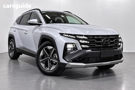 Silver 2026 Hyundai Tucson Wagon Elite Hybrid (Awd)