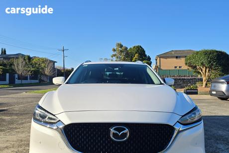 White 2021 Mazda 6 Wagon Touring