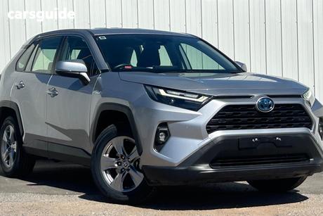 Silver 2022 Toyota RAV4 Wagon Gx (Awd) Hybrid