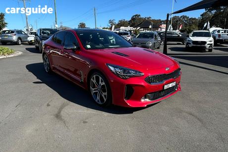 Red 2019 Kia Stinger Sedan Gt (Black Leather)