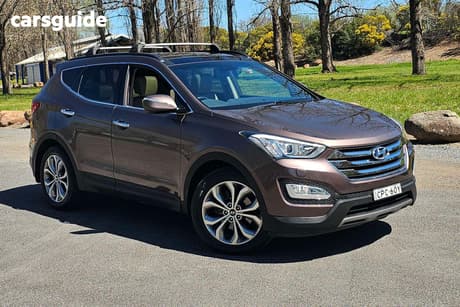 Bronze 2013 Hyundai Santa FE Wagon Highlander Crdi (4X4)