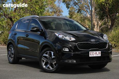 Red 2019 Kia Sportage Wagon Sx+ (Fwd)
