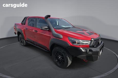 Red 2021 Toyota Hilux Double Cab Pick Up Rugged X (4X4)