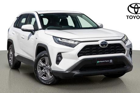 White 2025 Toyota RAV4 Wagon Gx (Awd) Hybrid