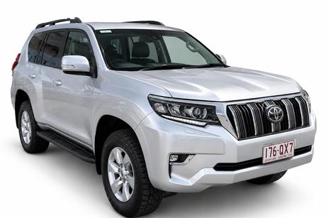 Silver 2018 Toyota Landcruiser Prado Wagon Gxl (4X4)