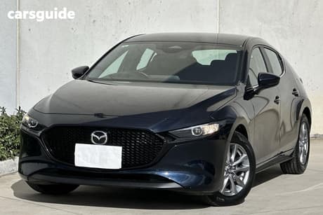 Blue 2024 Mazda 3 Hatchback G20 Pure