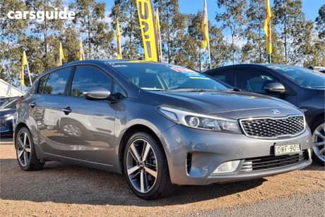 Grey 2018 Kia Cerato Hatchback Sport