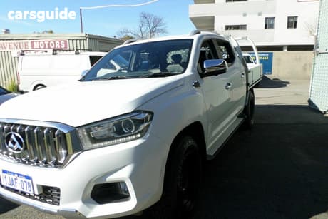 White 2019 LDV T60 Double Cab Utility Luxe (4X4)