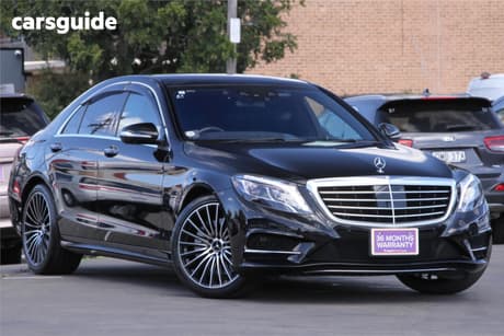 Black 2015 Mercedes-Benz S-Class Sedan S400 AMG LINE (HYBRID)