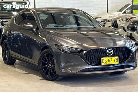 Grey 2024 Mazda 3 Hatchback G25 Astina
