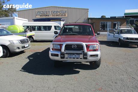 Burgundy 2003 Mazda B2500 Freestyle Pickup Bravo Dx (4X4)